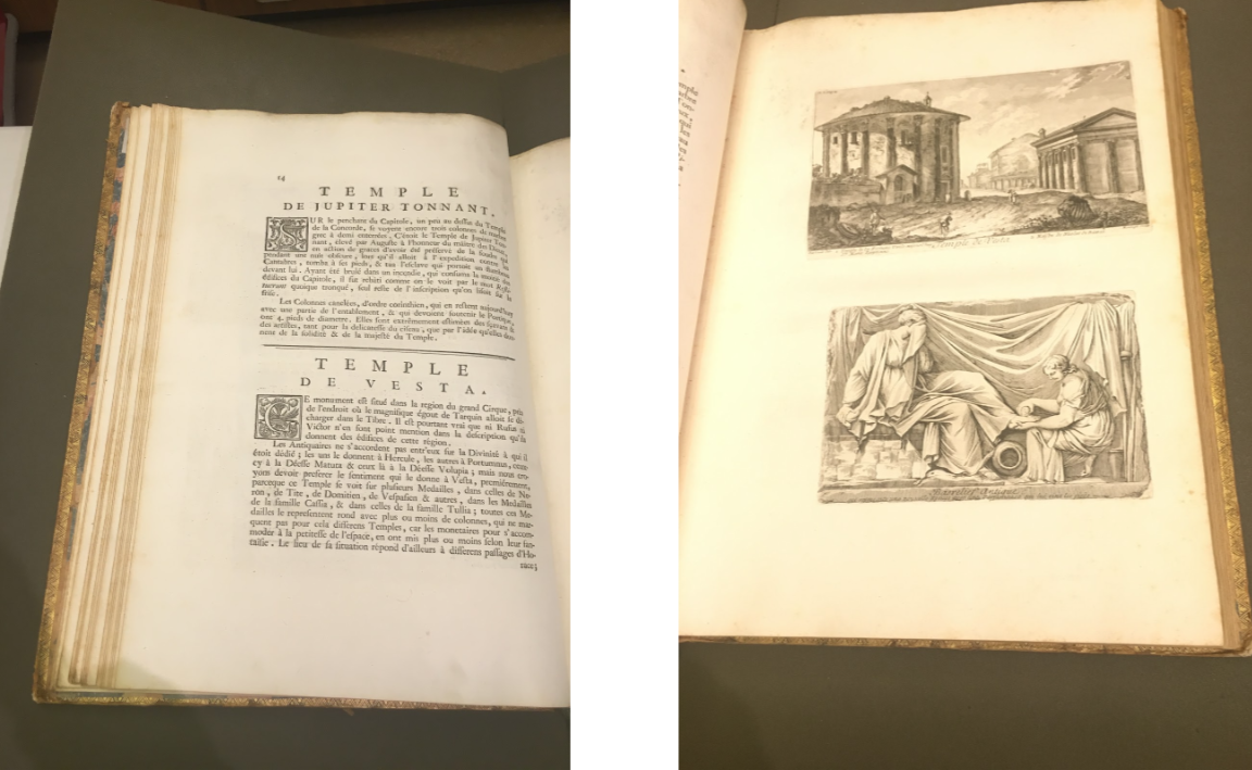 Photo of open book with text and images